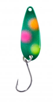 Balzer Swindler Spoon 2,3g Grün-Orange-Gelb-Pink